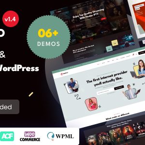Norflo – ISP and IPTV Services Elementor WordPress Theme Plugin Version:1.4.0