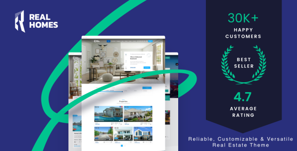 RealHomes – Estate Sale and Rental WordPress Theme Plugin Version:4.4.0