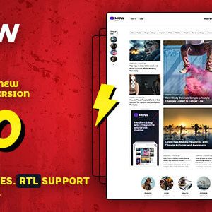 Mow – Blog and Magazine WordPress Theme Plugin Version: 2.1.4