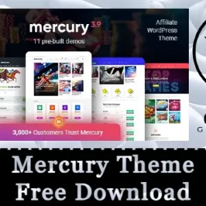 Mercury Affiliate WordPress Theme Plugin Version:3.9.11