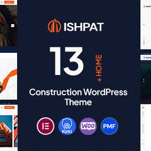 Ishpat – Construction WordPress Theme Plugin Version:1.0.5
