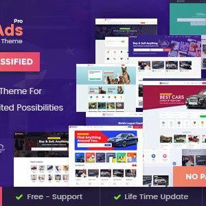Classiads – Classified Ads WordPress Theme Plugin Version: 6.1.11
