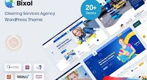 Bixol Cleaning Services WordPress Theme Version1.7.1