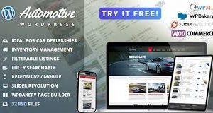 Automotive Car Dealership Business WordPress Theme Plugin Version:13.3.3