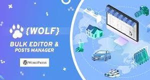 WOLF – WordPress Posts Bulk Editor and Manager Professional Plugin Version:2.0.8.3