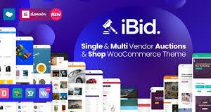 iBid Multi Vendor Auctions Theme Plugin Version:4.5