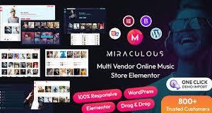 Miraculous – Online Music Store WordPress Theme  Plugin Version:2.0.6
