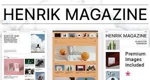 Henrik – Creative Magazine Theme Plugin Version:1.1