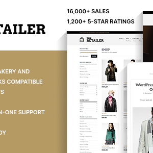 The Retailer – Premium WooCommerce Theme Plugin Version:3.9.1