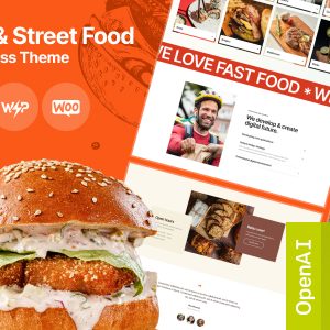Takeout – Cafe and Fast Food WordPress Theme Plugin Version:1.0