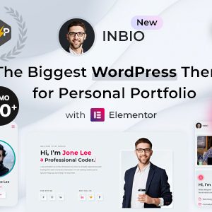 InBio – Personal Portfolio WordPress Theme Plugin Version:3.0.4