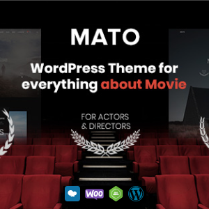 Mato – Movie Studios and Filmmakers WordPress Theme Plugin Version:1.2.4