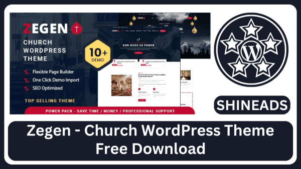 Zegen – Church WordPress Theme Plugin Version:1.1.9