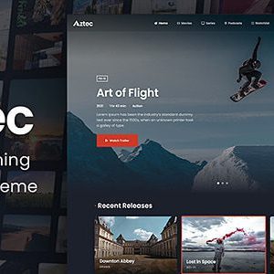 Aztec – Video Streaming and Membership Theme Plugin Version: 4.1
