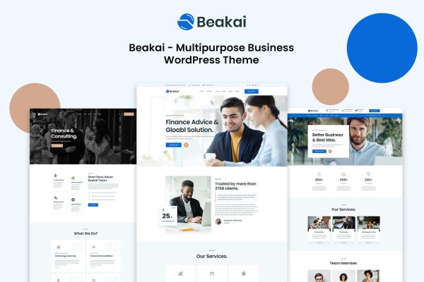 Beakai – Multipurpose Business WordPress Theme Plugin Version:2.0.1