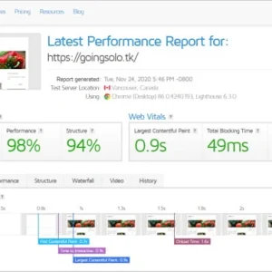 Speed Up WordPress Site – Based on GTMetrix and Google PageSpeed Insights metrics Special Plugin Version:1.0