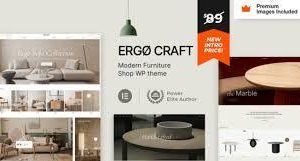 ErgoCraft – Furniture Shop WordPress Theme Plugin Version:2.3