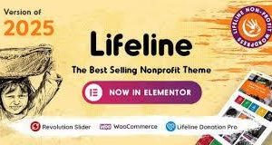Lifeline – NGO, Fund Raising and Charity WordPress Theme Plugin Version:9.8.2