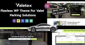Valetex – Valet and Parking Services WordPress Theme Plugin Version:1.3