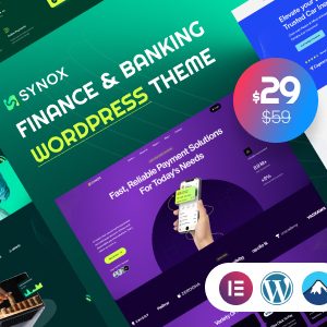 Synox – Finance and Banking WordPress Theme Plugin Version:1.0.0