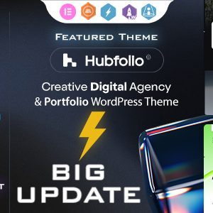 Hubfolio – Creative Portfolio and Digital Agency WordPress Elementor Theme Plugin Version:1.0.9
