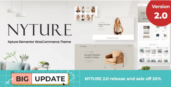 Nyture – Elementor WooCommerce Theme Plugin Version: 2.0.3